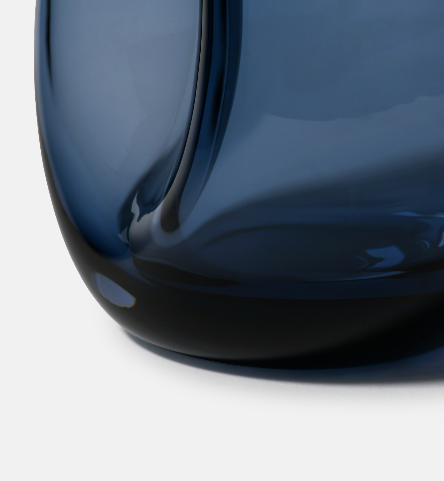 krosno-flow-vase-cristal-20-cm-bleu-marine image 4