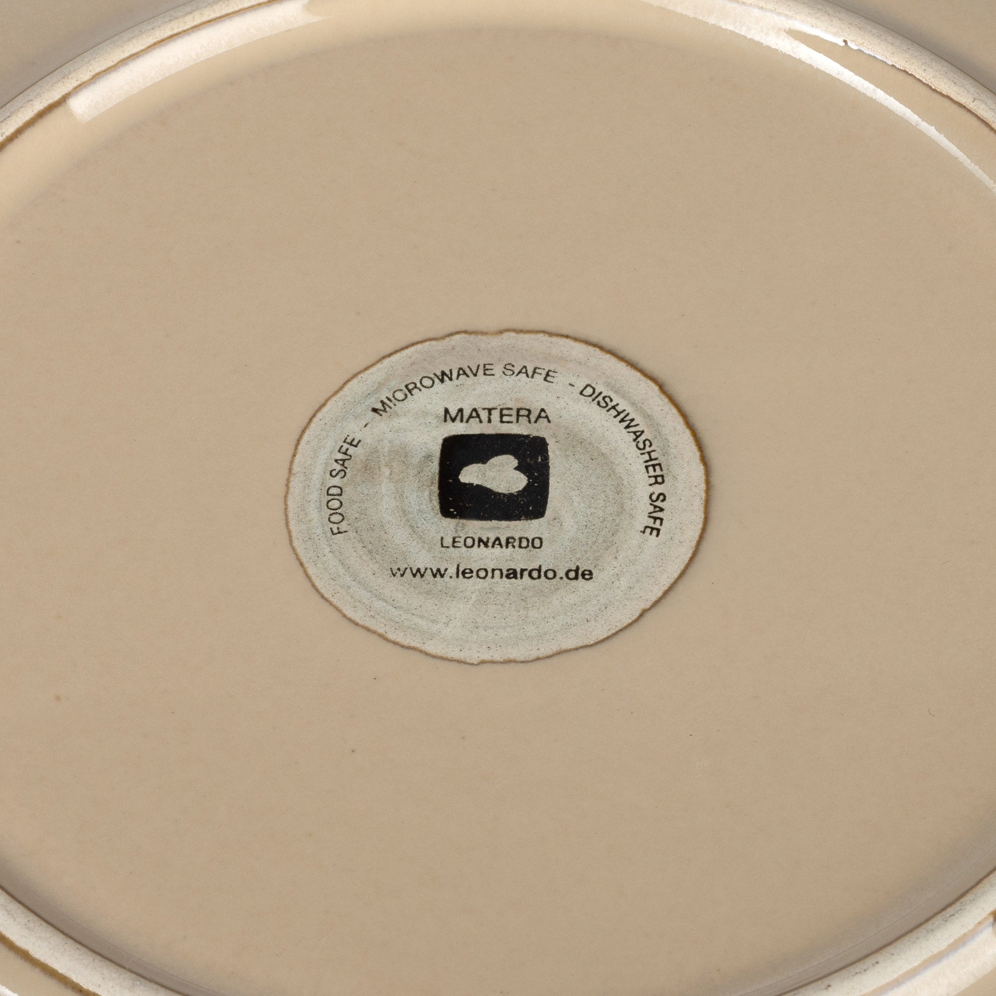 leonardo-matera-assiette-c-ramique-beige-23-cm-lot-6 image 4