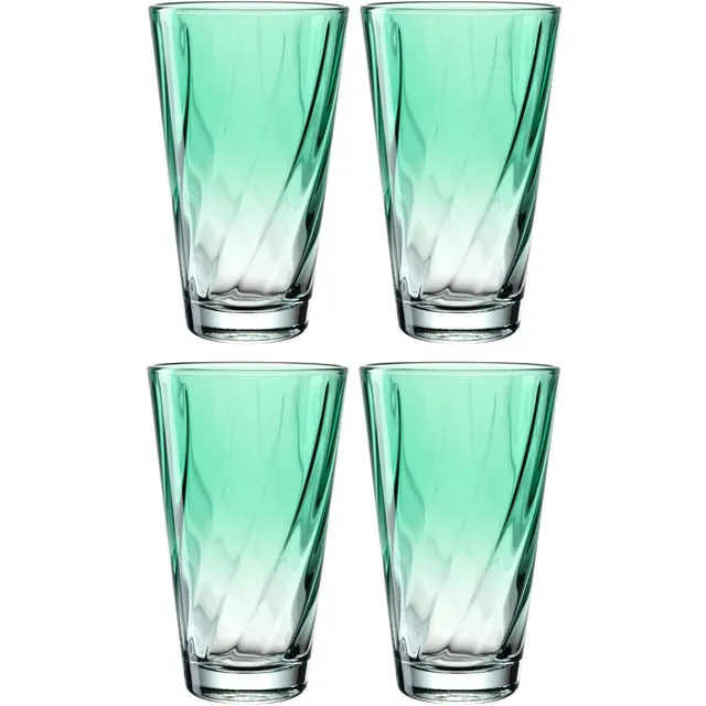 leonardo-twist-verre-vert-300-ml-lot-de-4-color image 1