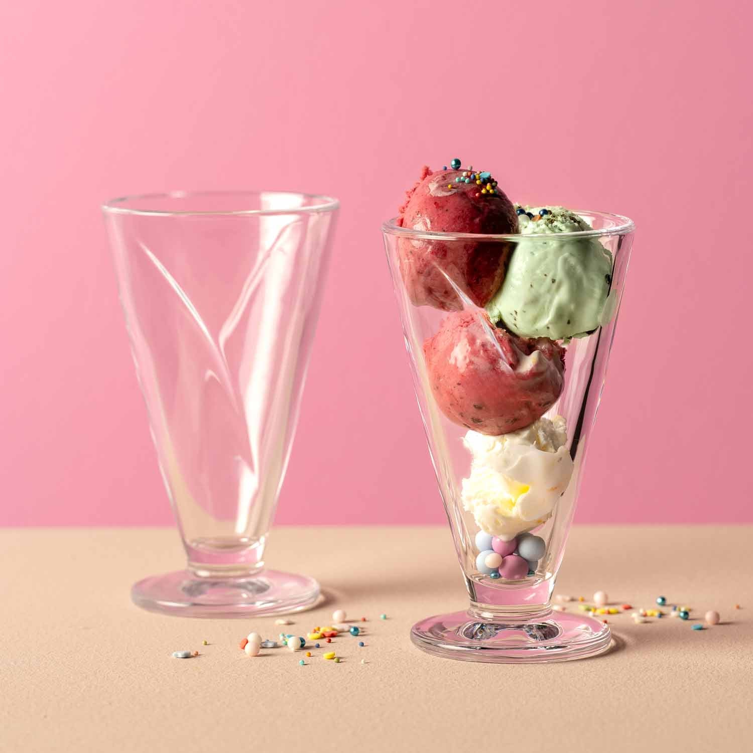 leonardo-cono-coupe-glace-verre-360-ml-lot-de-4-transparent image 3