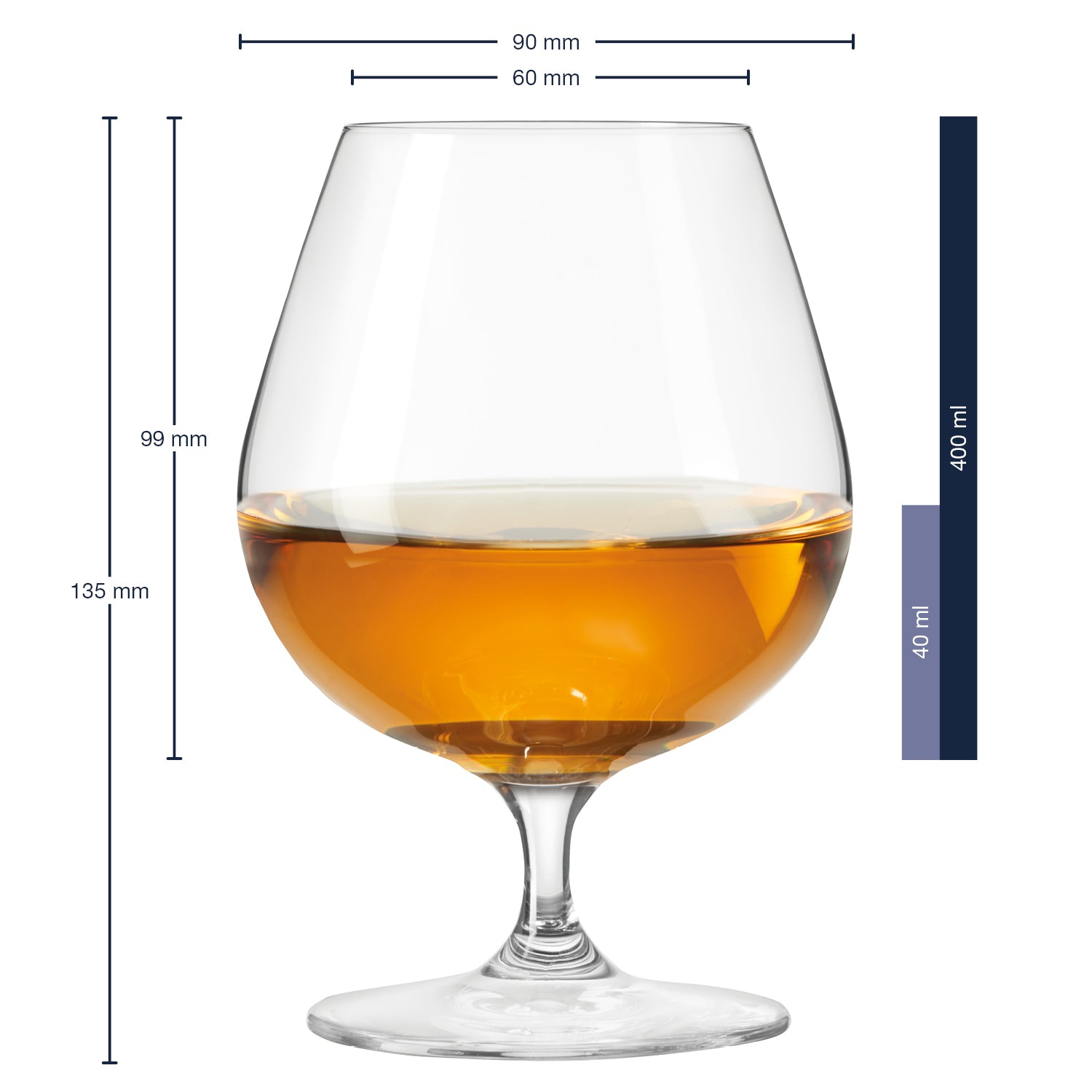leonardo-ciao-verre-cognac-400-ml-lot-de-6 image 2