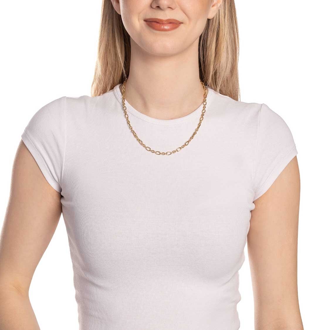 leonardo-solvani-collier-42-cm-dor-gros-maillons-r-tro image 3