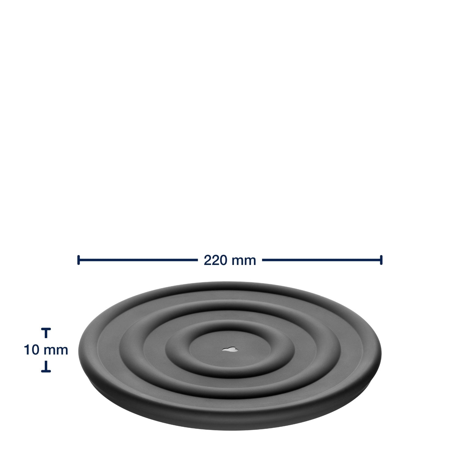 leonardo-cucina-couvercle-silicone-22-cm-anthracite image 2