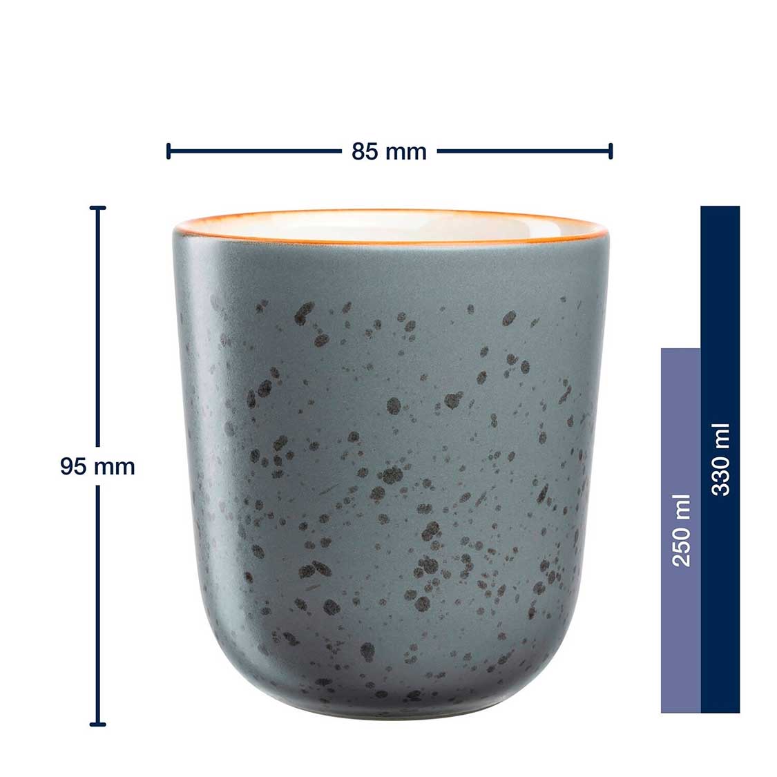 leonardo-roma-tasses-c-ramique-330-ml-lot-4-couleurs image 3