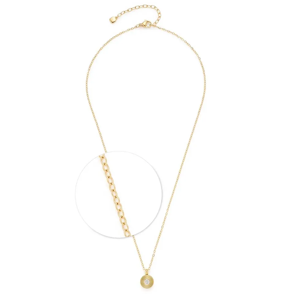 leonardo-isabelle-45-collier-or-zirconia-blanc image 1