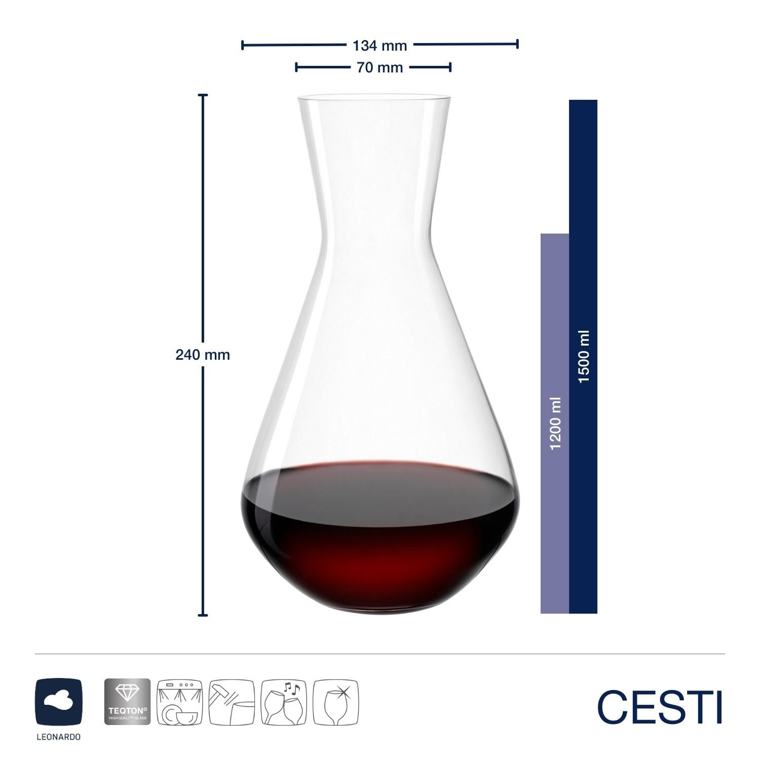 leonardo-cesti-service-vin-3-pi-ces-verres-carafe-chiffon image 3