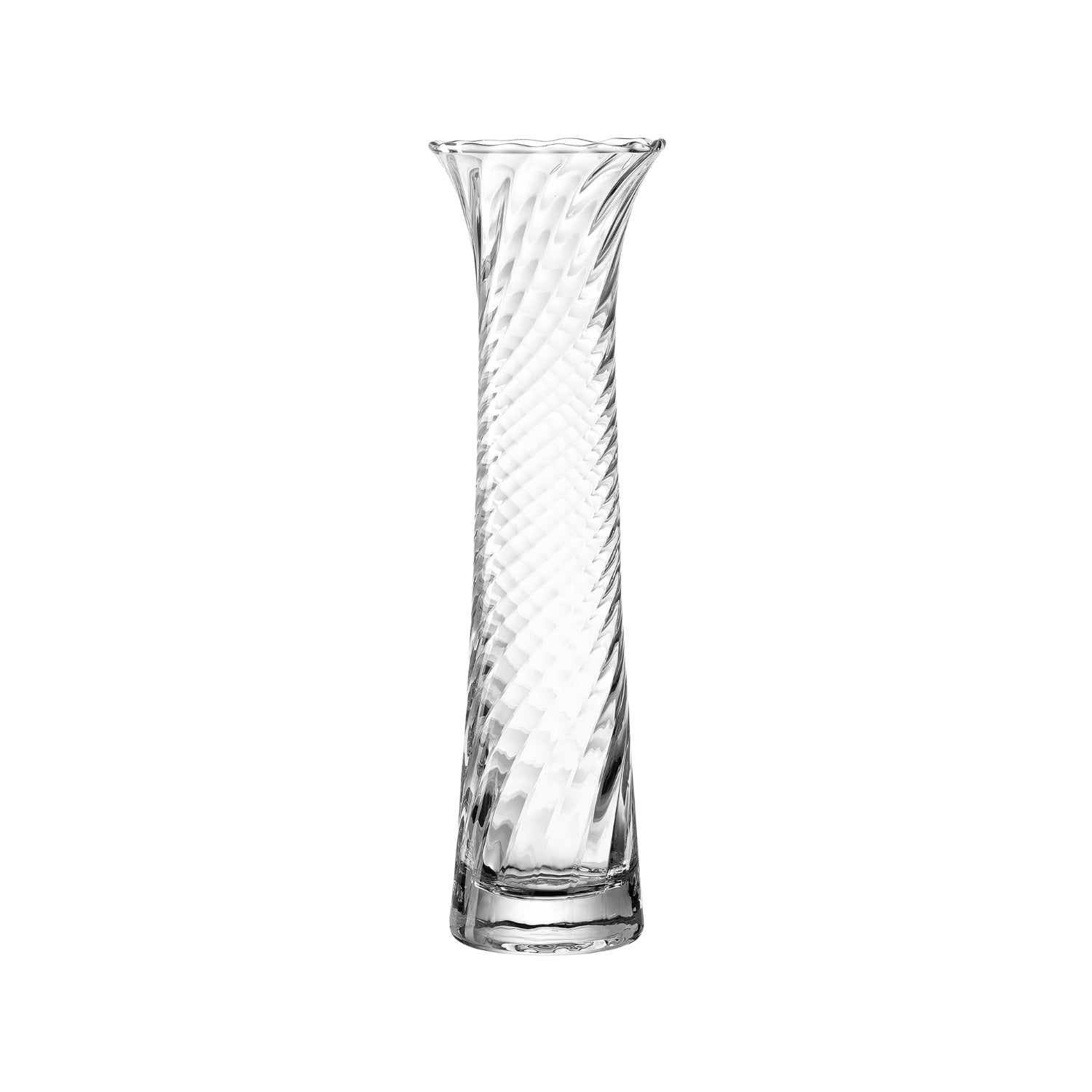 leonardo-ravenna-soliflore-vase-verre-transparent-27-cm-fait-main image 1