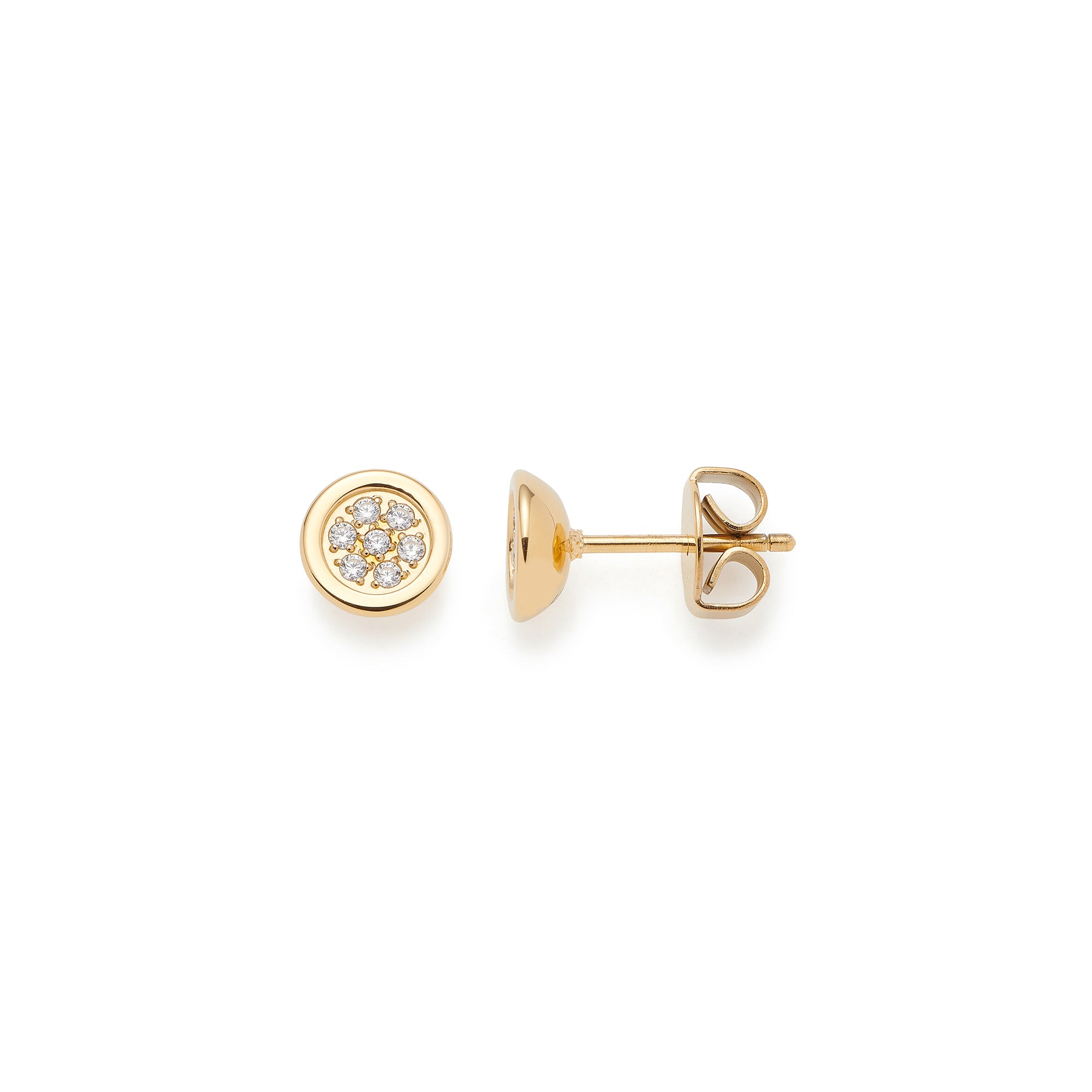 leonardo-catherine-clous-d-oreilles-dor-s-demi-coque image 1
