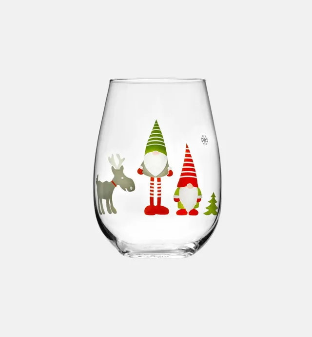 krosno-christmas-verre-eau-gnomes-550-ml image 1
