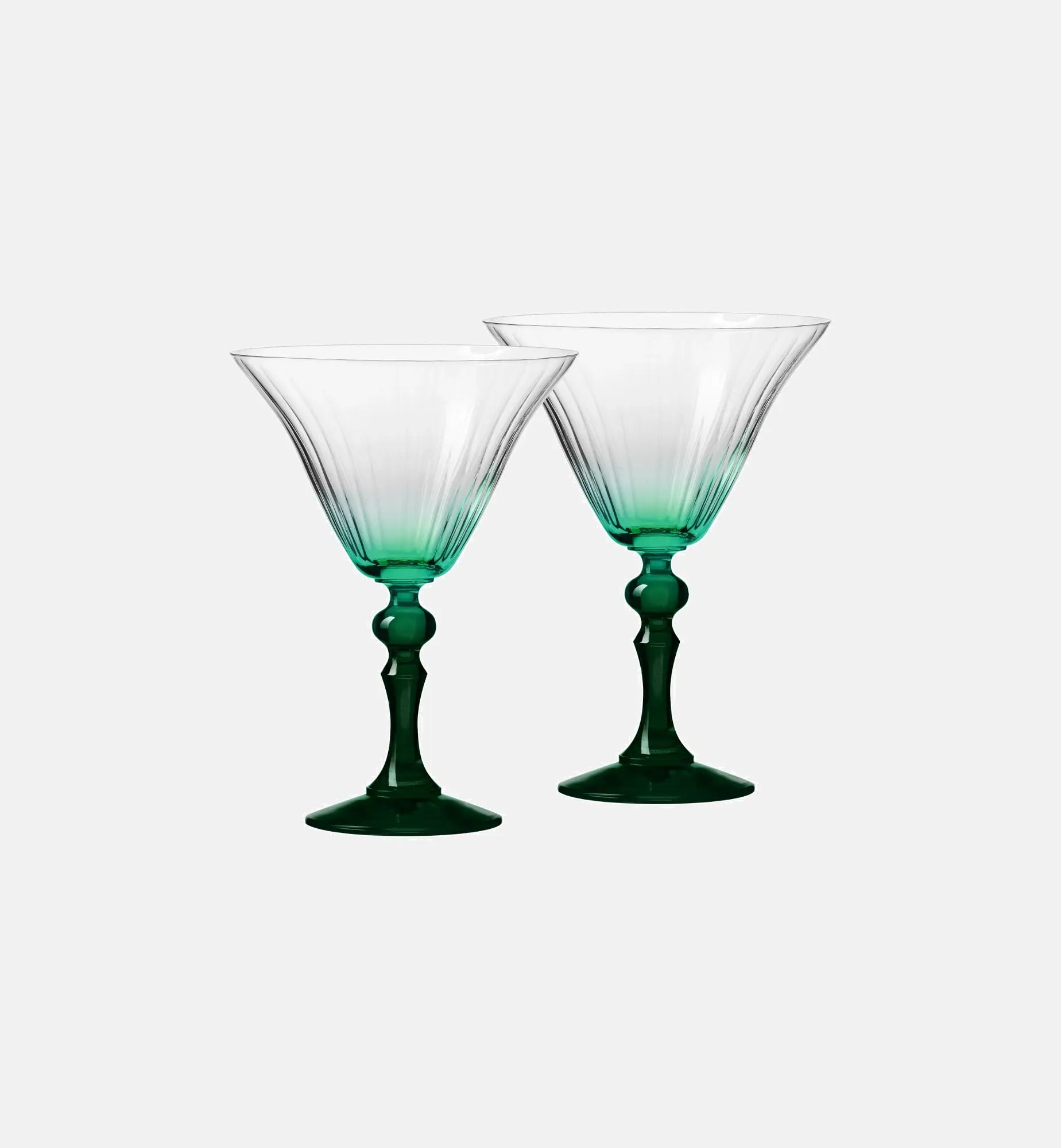 krosno-bubble-verre-martini-vert-fonc-170-ml image 2