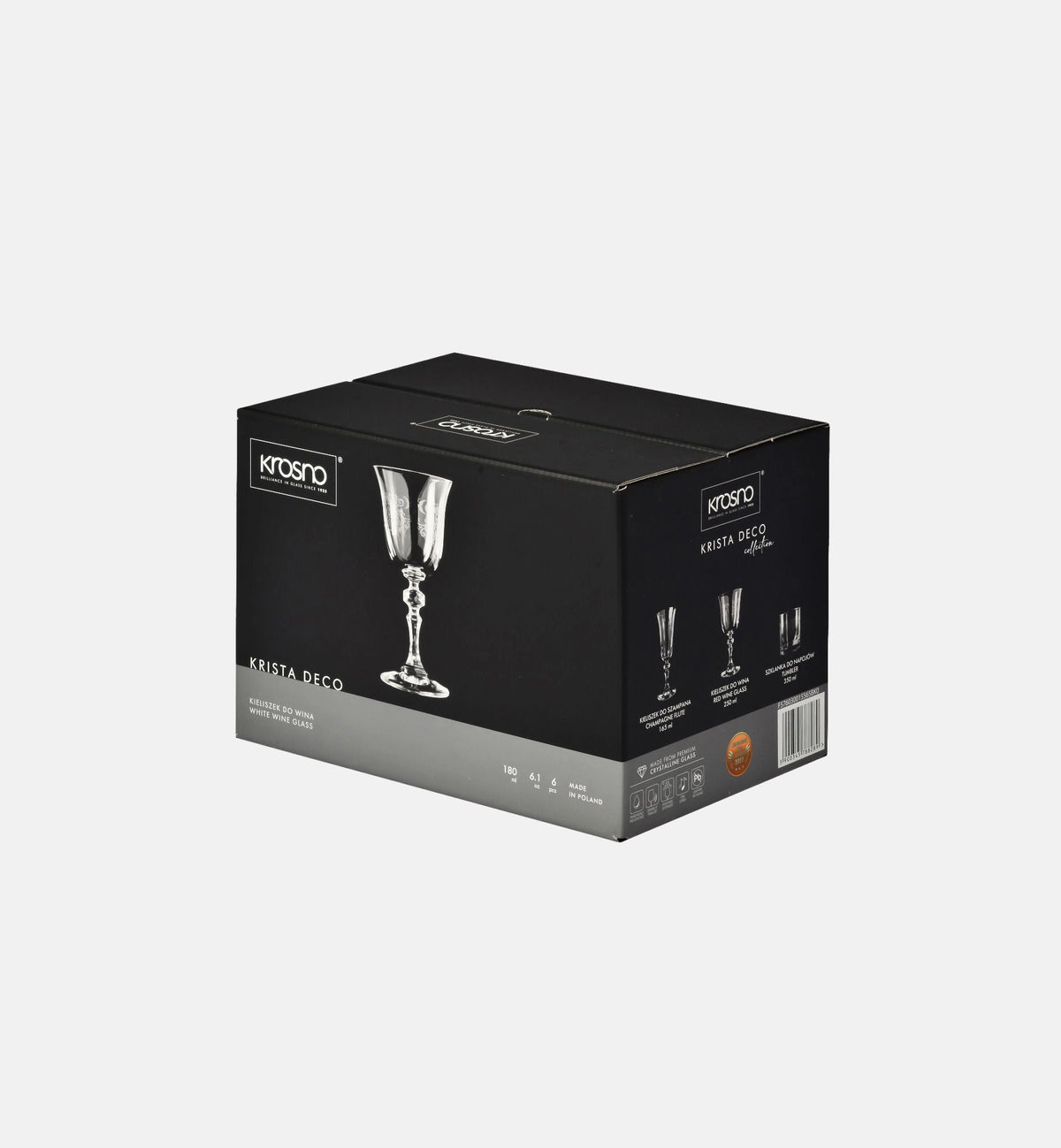 krosno-krista-deco-verres-vin-blanc-180-ml-cristal image 3
