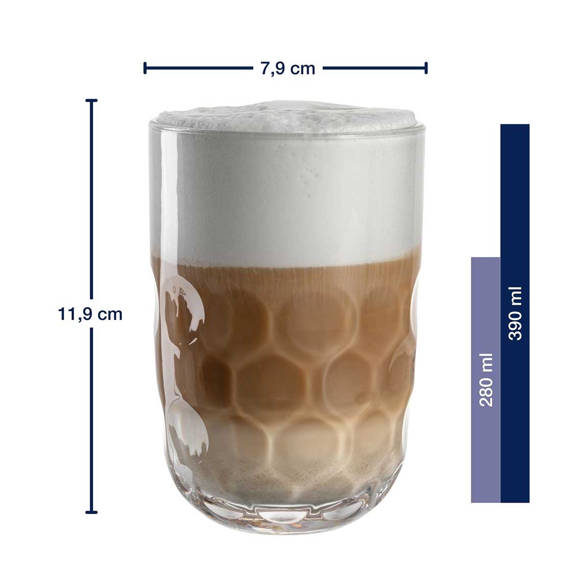 leonardo-gocce-verres-latte-macchiato-6-pi-ces-li-ge image 3
