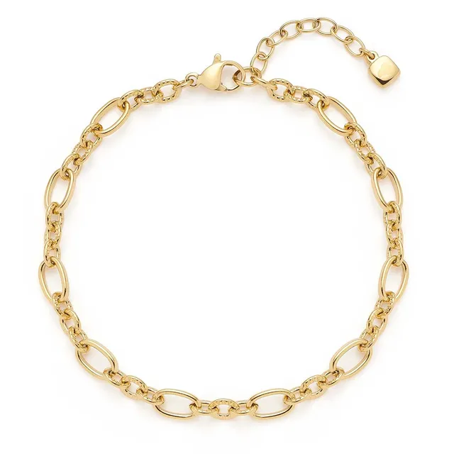 leonardo-ciao-solvani-bracelet-dor-maillons-ovales image 1
