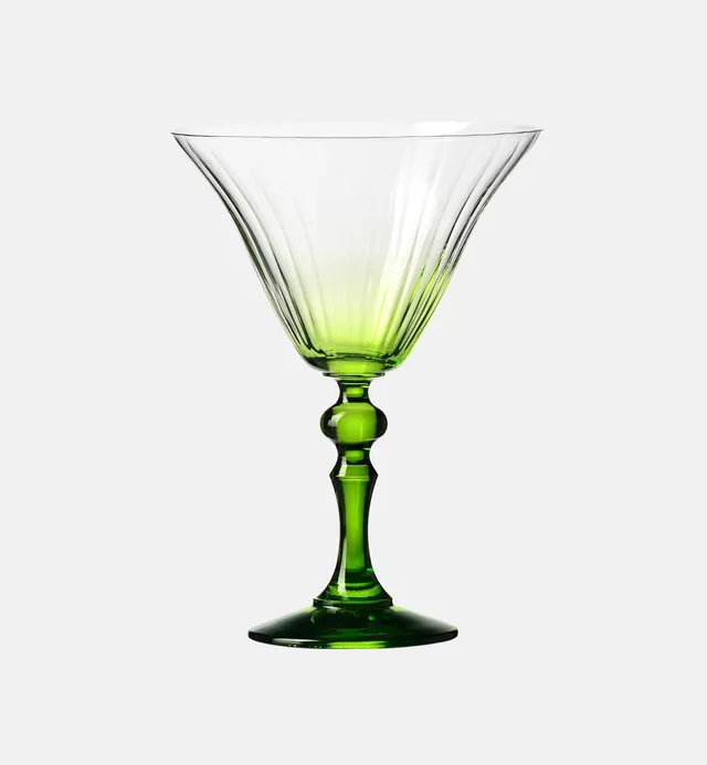 krosno-bubble-verre-martini-vert-170-ml image 1