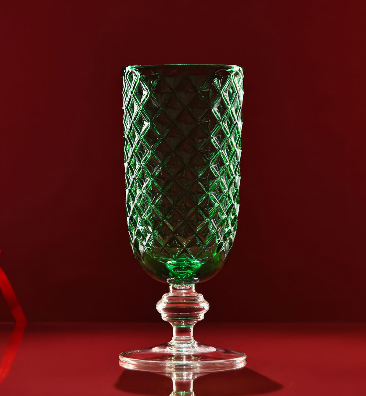 krosno-palace-9835-vase-meraude-26-5-cm image 2