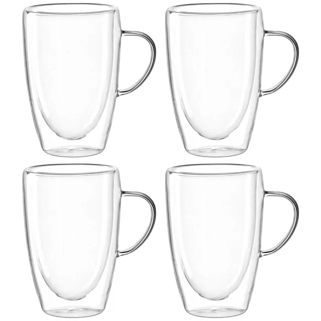 leonardo-duo-tasse-double-paroi-400-ml-lot-de-4-transparent image 1