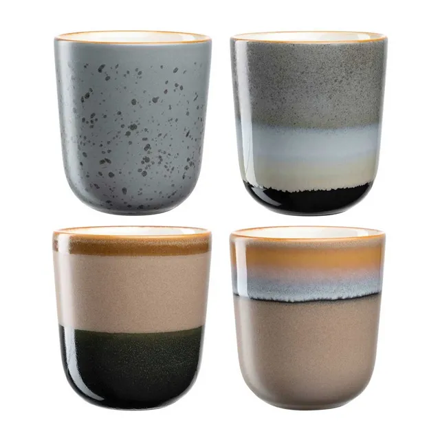 leonardo-roma-tasses-c-ramique-330-ml-lot-4-couleurs image 1