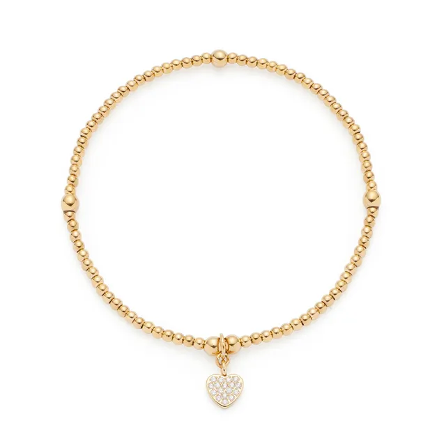 leonardo-noemi-bracelet-dor-coeur-zirconia image 1