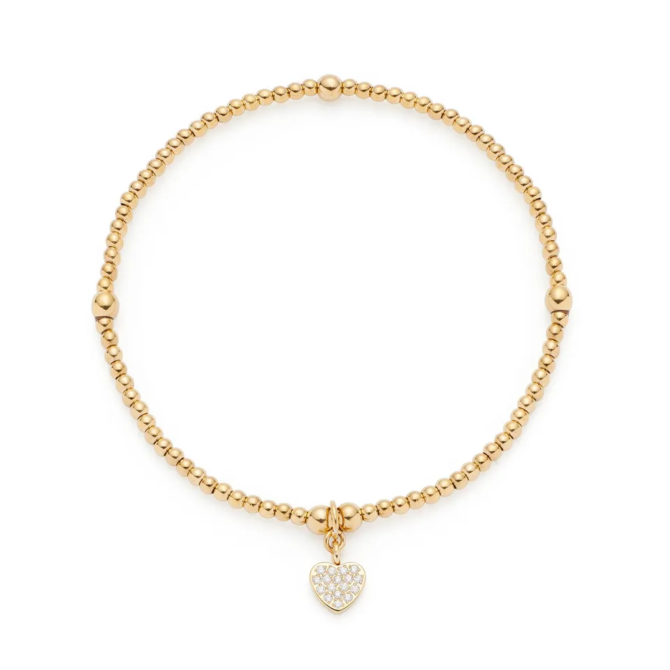 leonardo-noemi-bracelet-dor-coeur-zirconia image 1