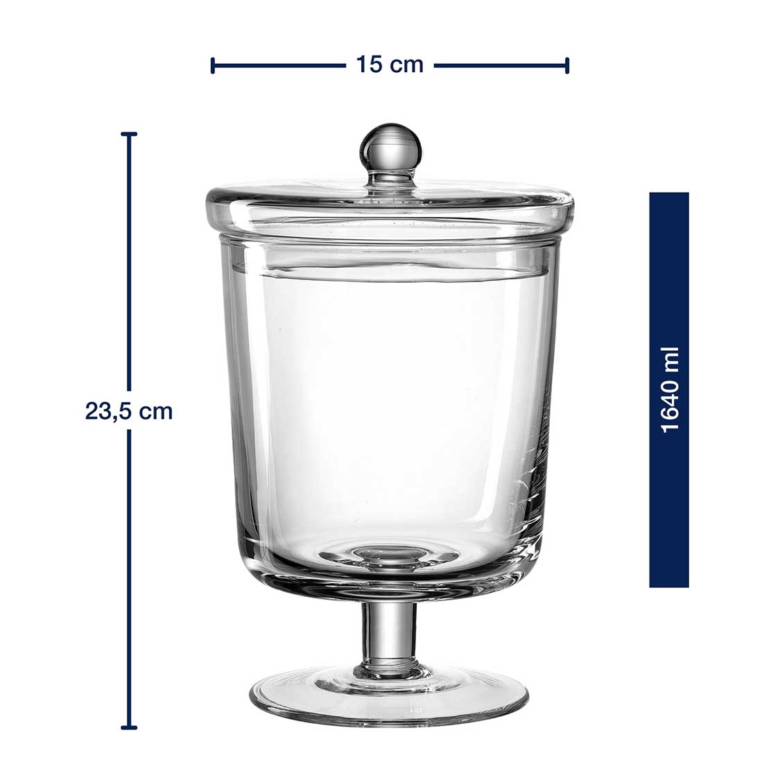 leonardo-poesia-bonbonni-re-verre-sur-pied-24-cm image 3