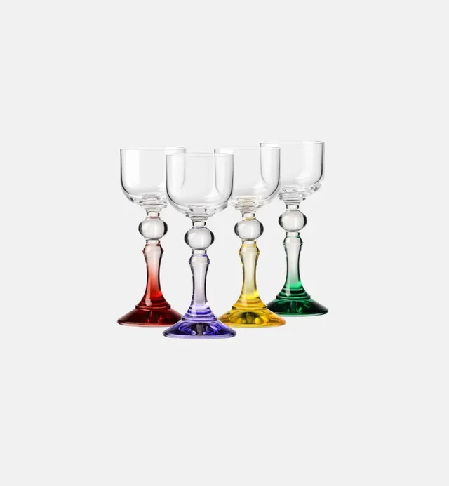 krosno-bubble-verre-vodka-50-ml-multicolore-lot-4 image 1