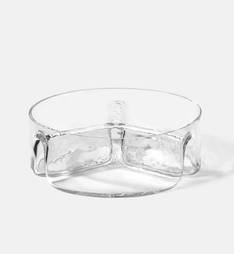 krosno-glamour-saladier-3-compartiments-24-cm-verre image 1