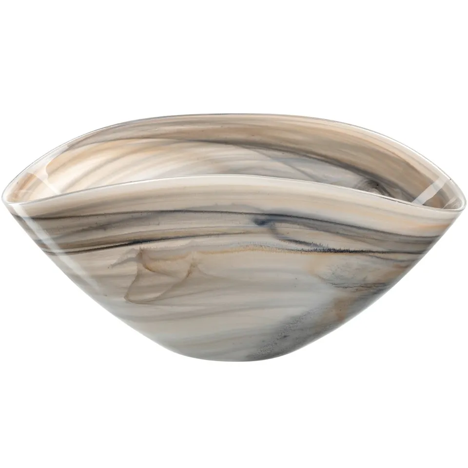 leonardo-alabastro-coupe-d-corative-beige-noir-27x15-cm image 1