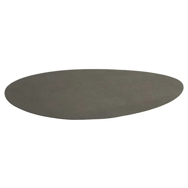 leonardo-gocce-set-de-table-ovale-gris-34x48-cm image 1