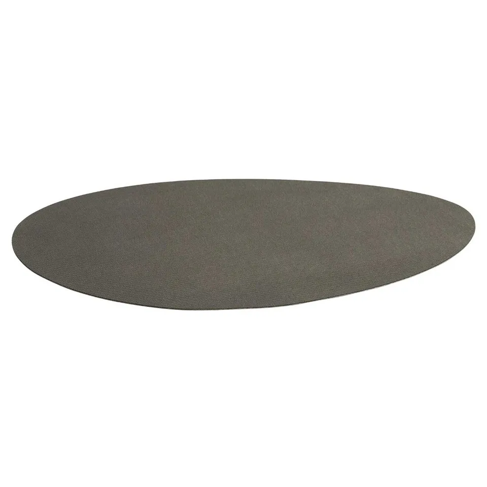 leonardo-gocce-set-de-table-ovale-gris-34x48-cm image 1