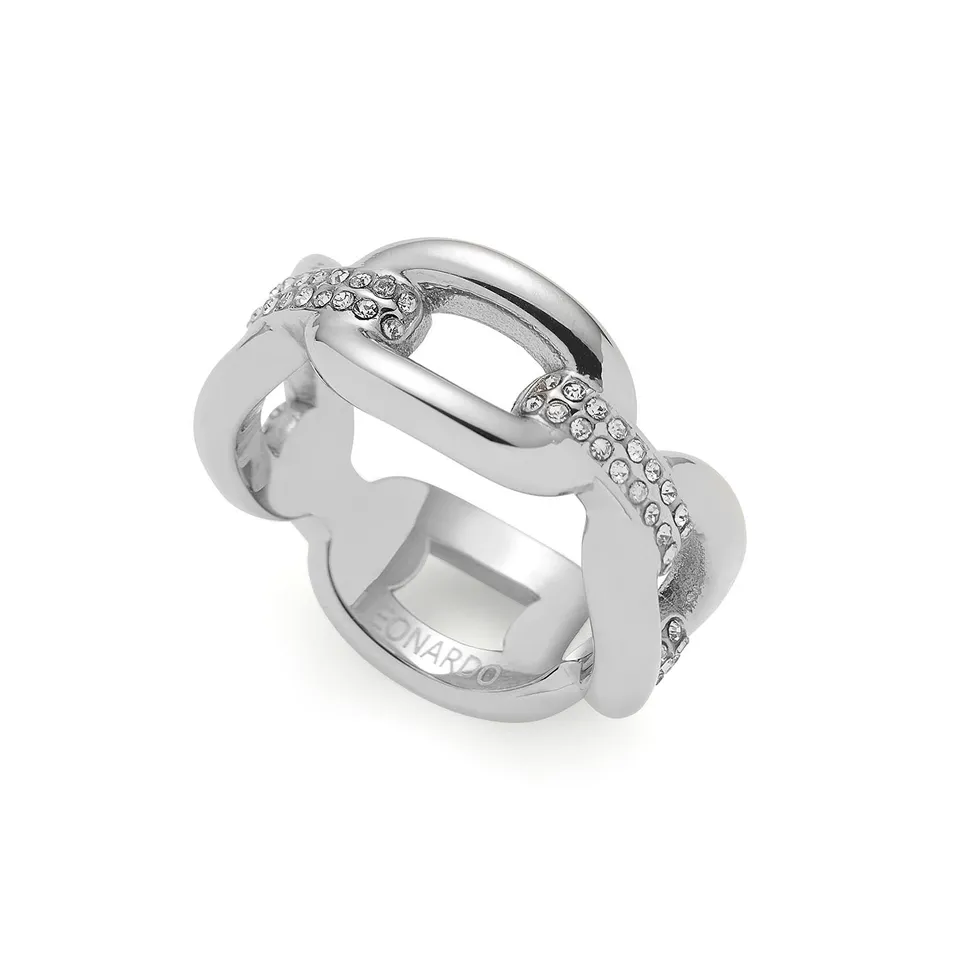 leonardo-belle-bague-18-acier-pav-zirconia image 1