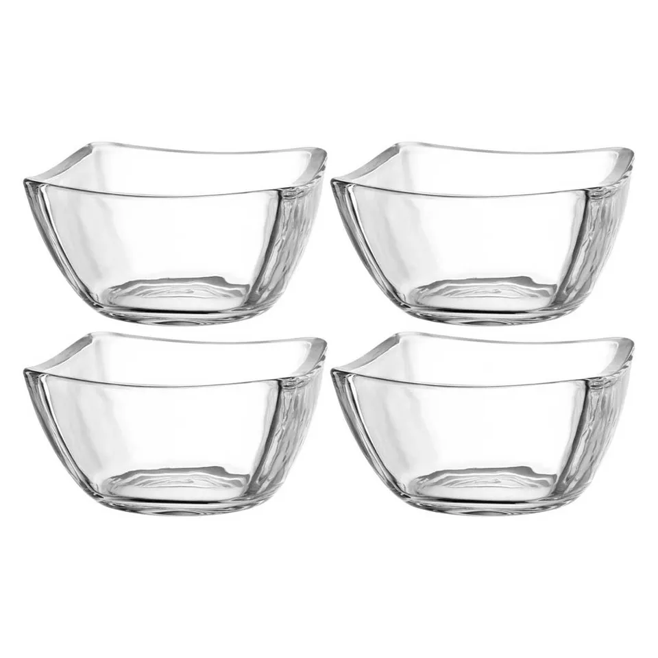 leonardo-piazza-coupelle-12-cm-lot-4-verre-carr-transparent image 1