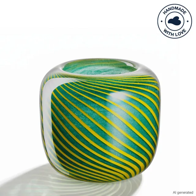 leonardo-filo-colori-vase-10-cm-vert image 1