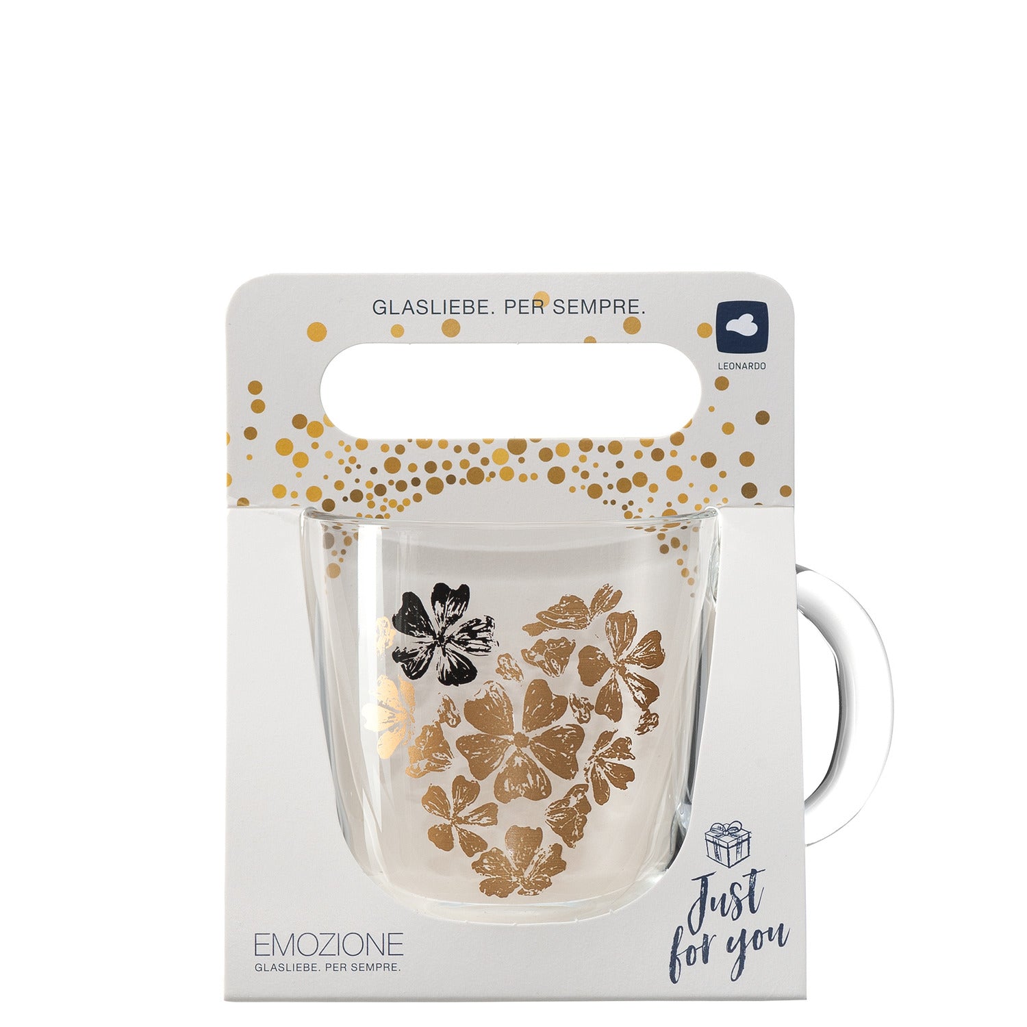 leonardo-emozione-tasse-en-verre-400-ml-c-ur-fleurs-dor image 7