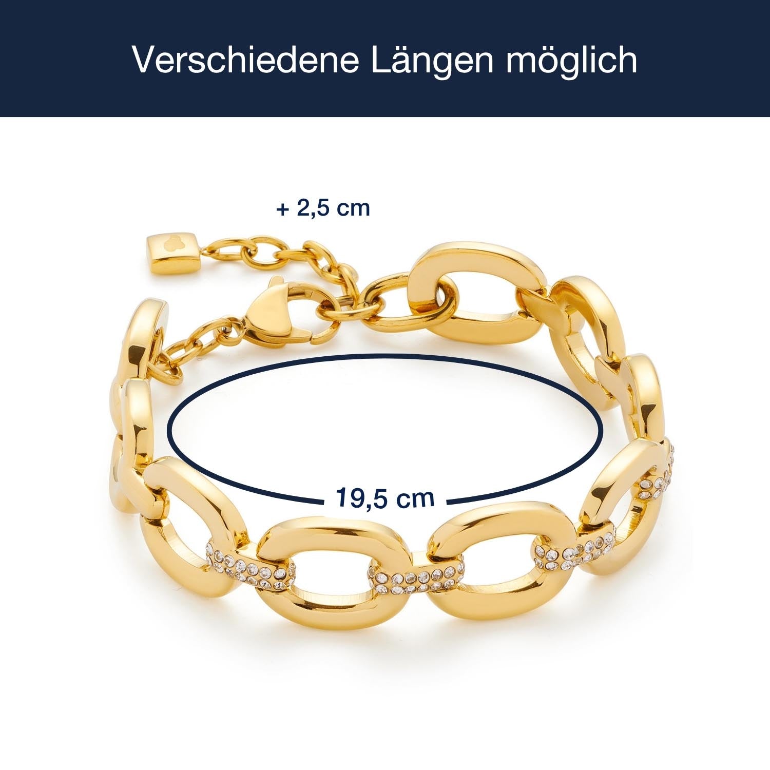 leonardo-belle-bracelet-dor-zirconia-19-5-cm image 4