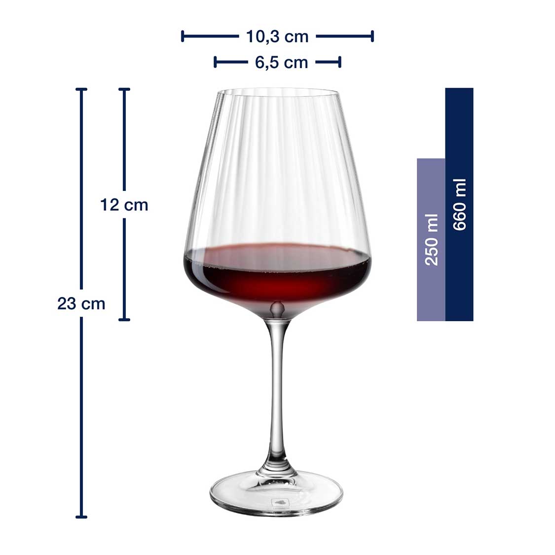 leonardo-paolo-verre-vin-rouge-660-ml-lot-4 image 3