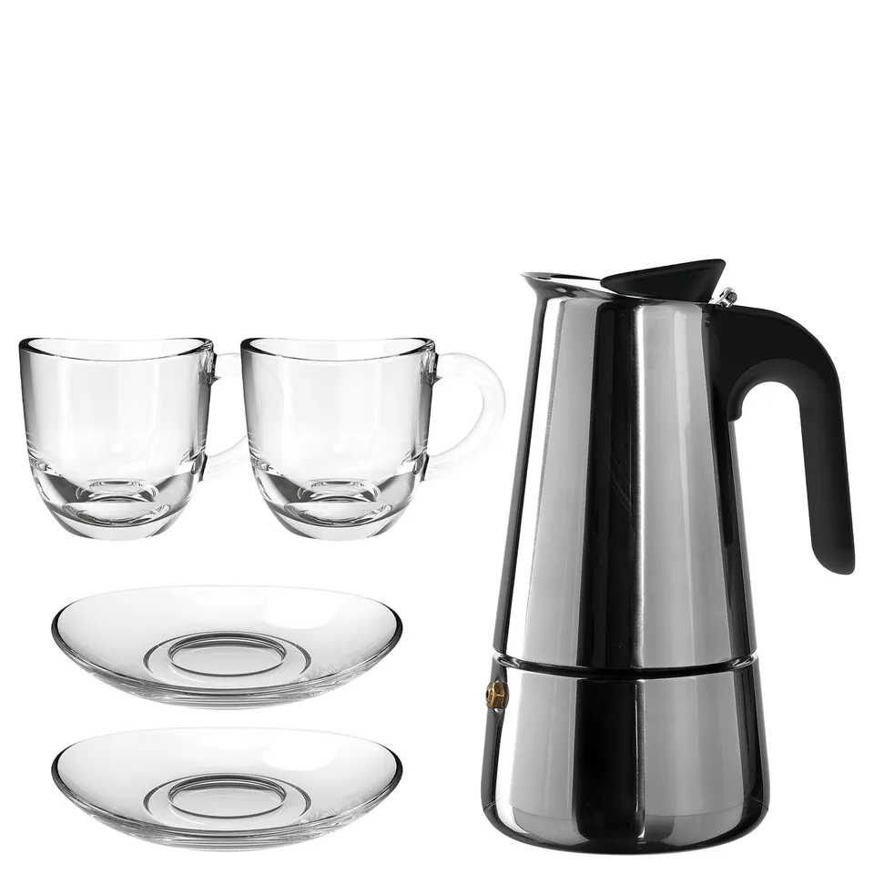 leonardo-limited-service-espresso-5-pi-ces-argent image 1