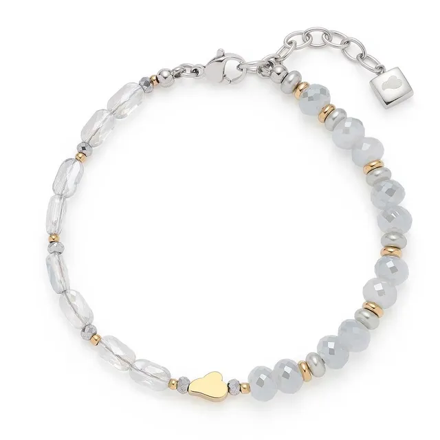 leonardo-marit-bracelet-perles-gris-bleu-dor-nuage image 1
