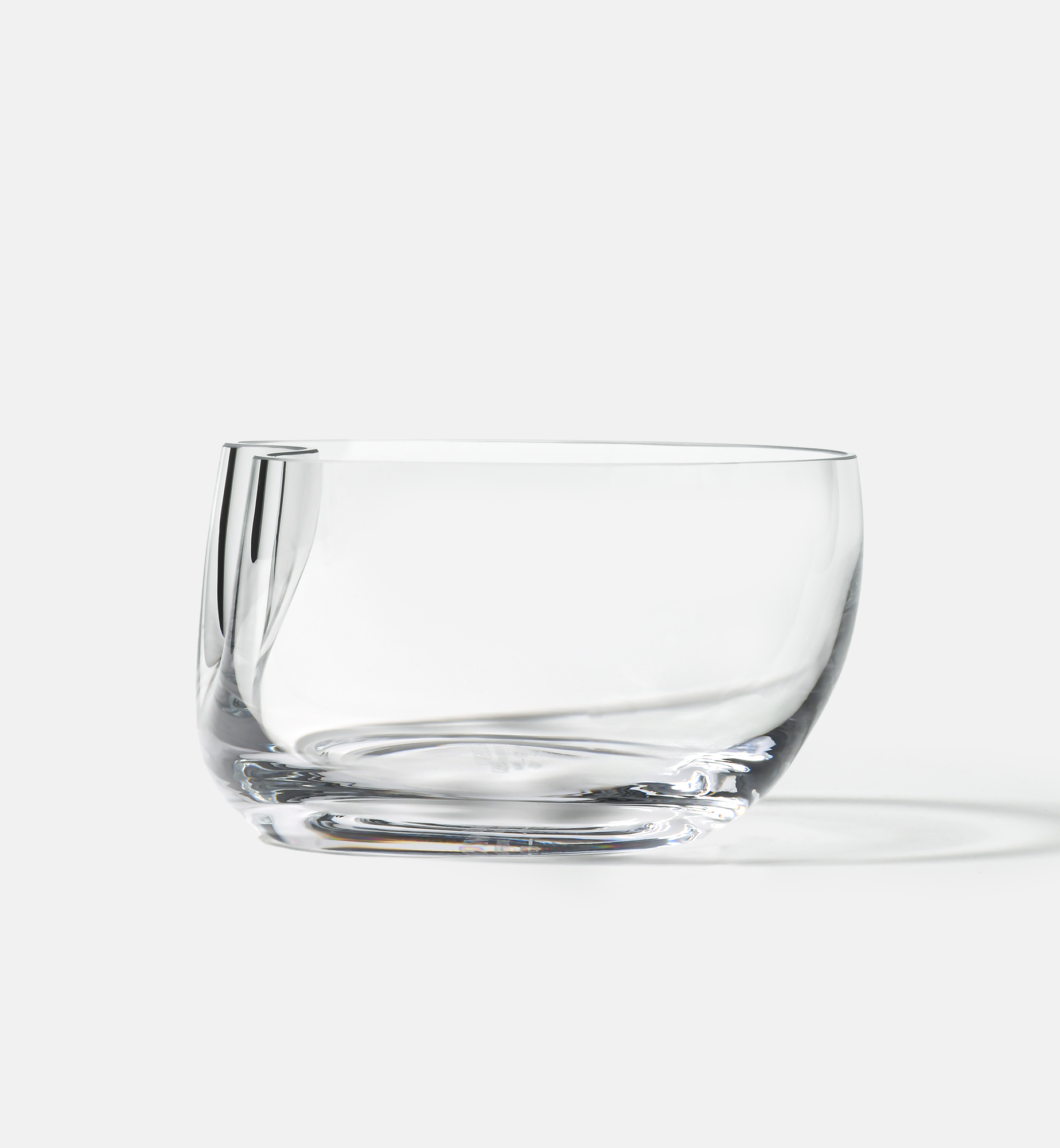 krosno-flow-saladier-bol-cristal-20-cm-transparent image 1