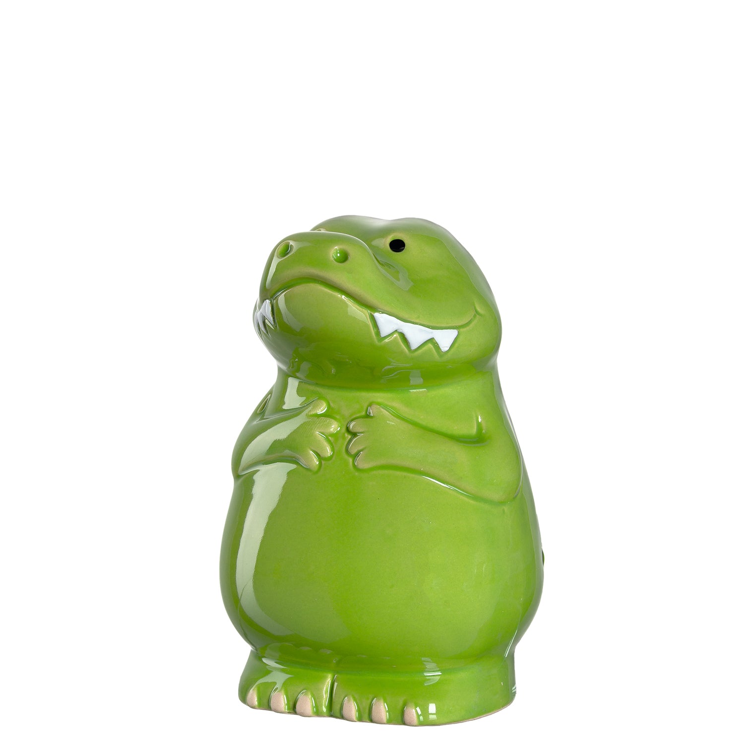 leonardo-bambini-tirelire-verre-crocodile-vert-13-cm image 1