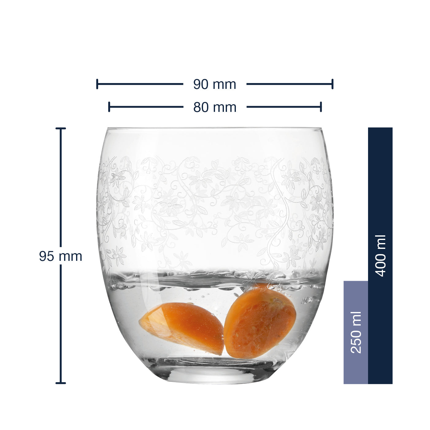leonardo-chateau-verres-eau-400-ml-lot-6-transparent image 2