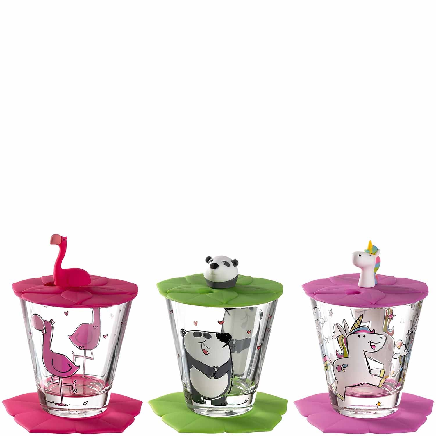 leonardo-bambini-verre-enfant-lot-9-panda-licorne image 1