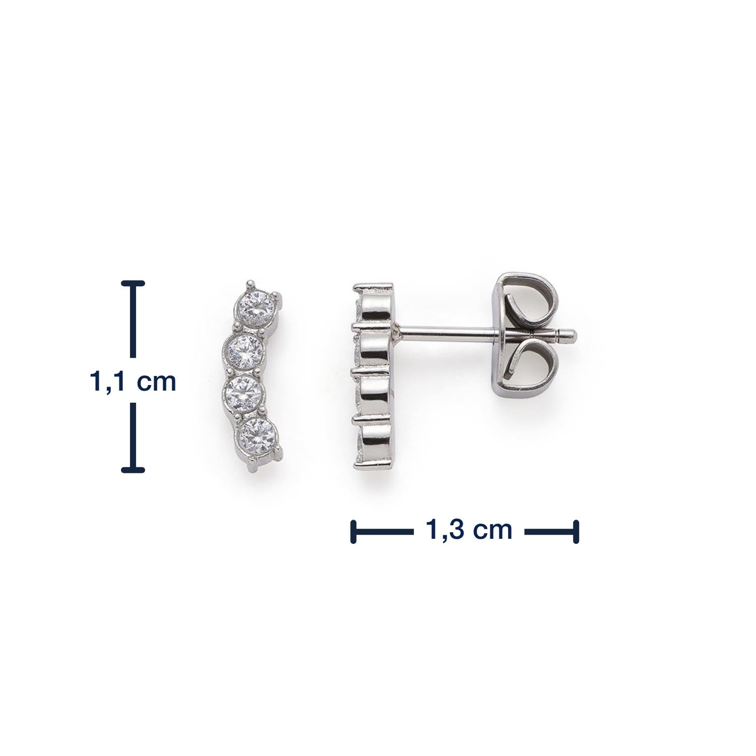 leonardo-tini-ciao-clous-d-oreilles-zirconia-dor image 4