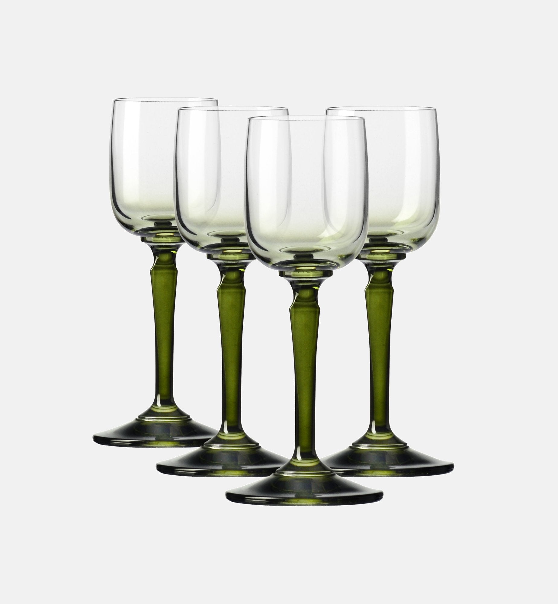krosno-celebration-moments-verres-vodka-pied-vert-40-ml-cristallin image 2