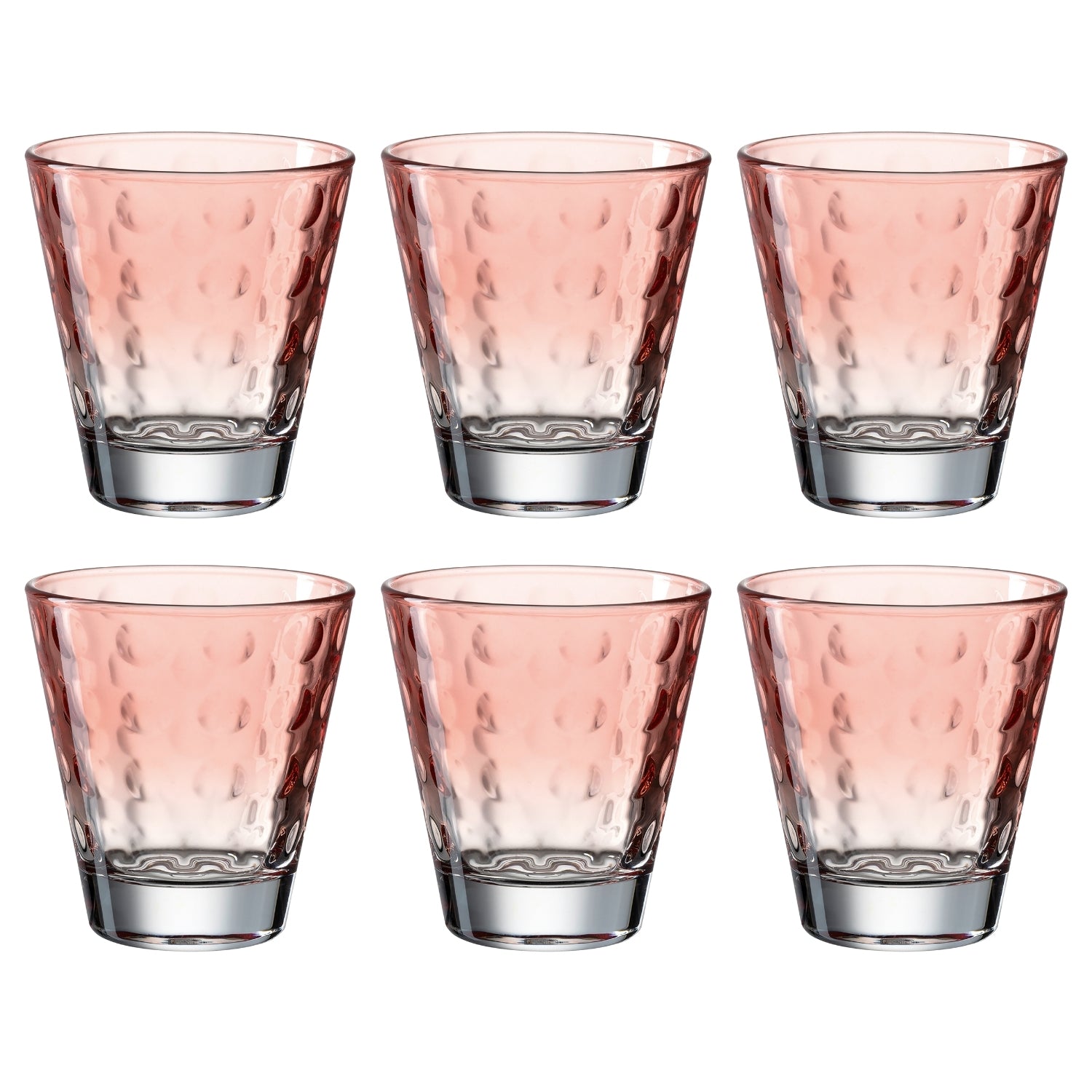 leonardo-optic-verre-eau-rouge-215-ml-lot-de-6 image 1