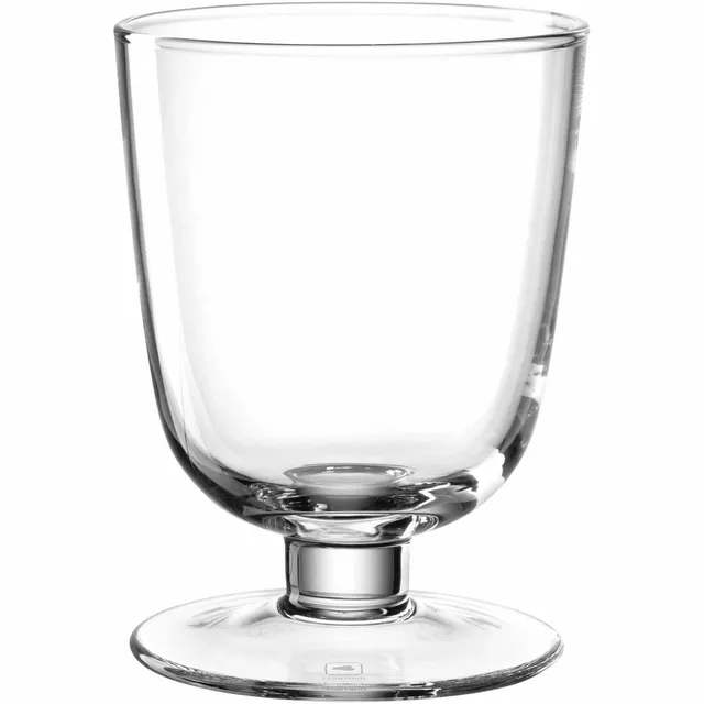 leonardo-capanna-photophore-sur-pied-verre-16-cm-transparent image 1