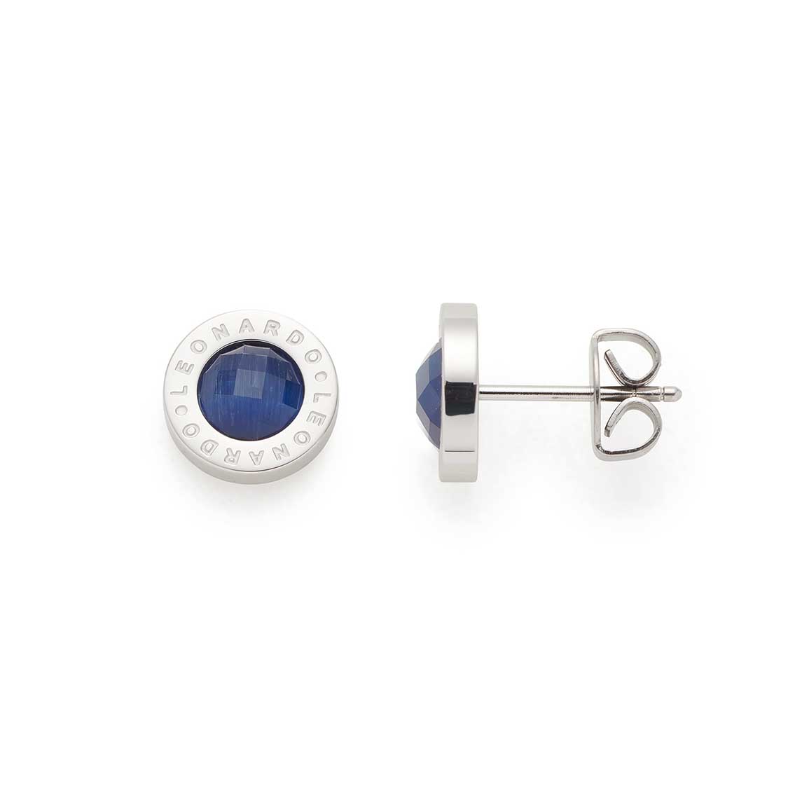 leonardo-matrix-clous-d-oreilles-argent-s-bleu-nuit-il-chat image 1
