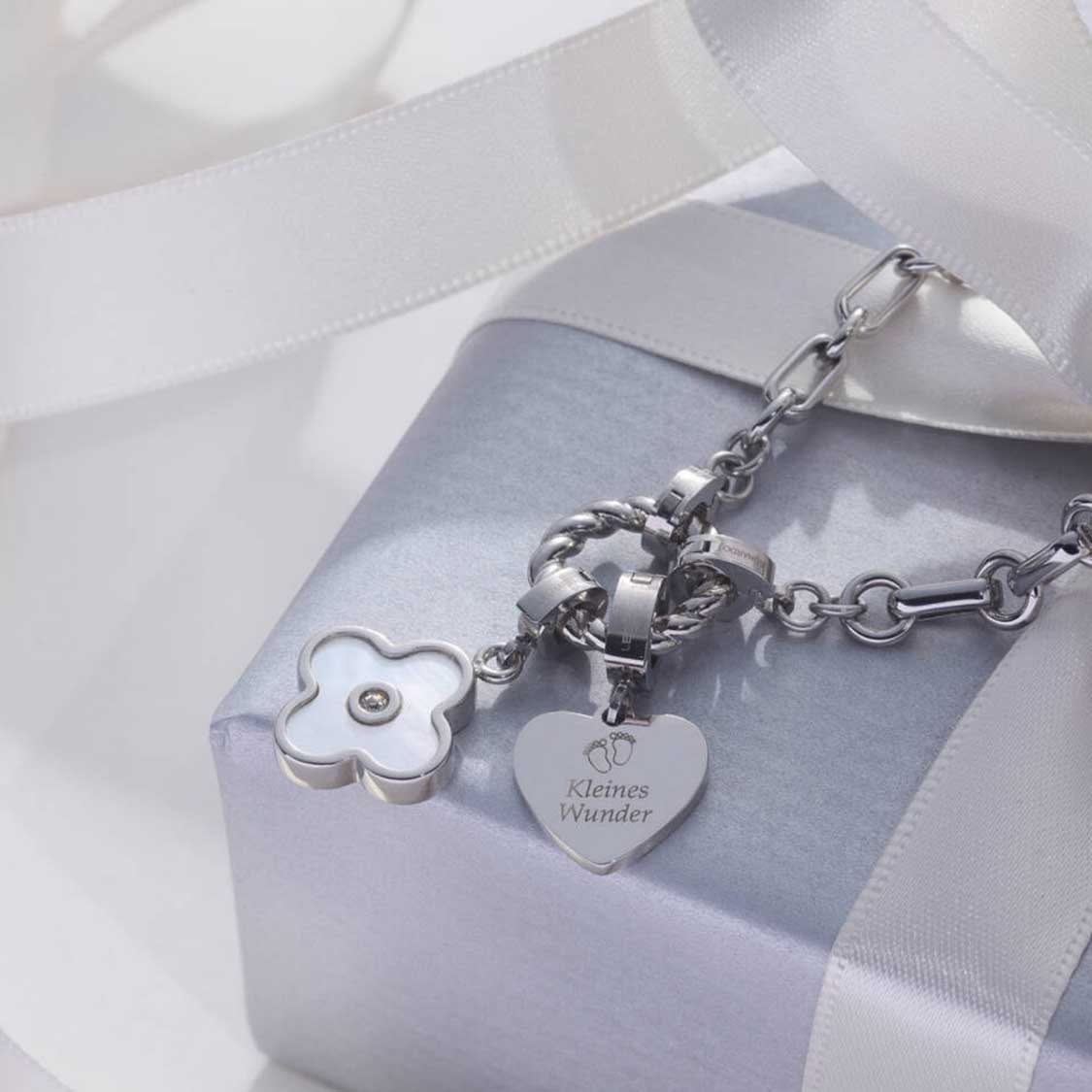 leonardo-clip-mix-bluna-pendentif-tr-fle-nacre-argent image 5