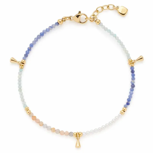 leonardo-babelli-ciao-bracelet-dor-pierres-bleues image 1