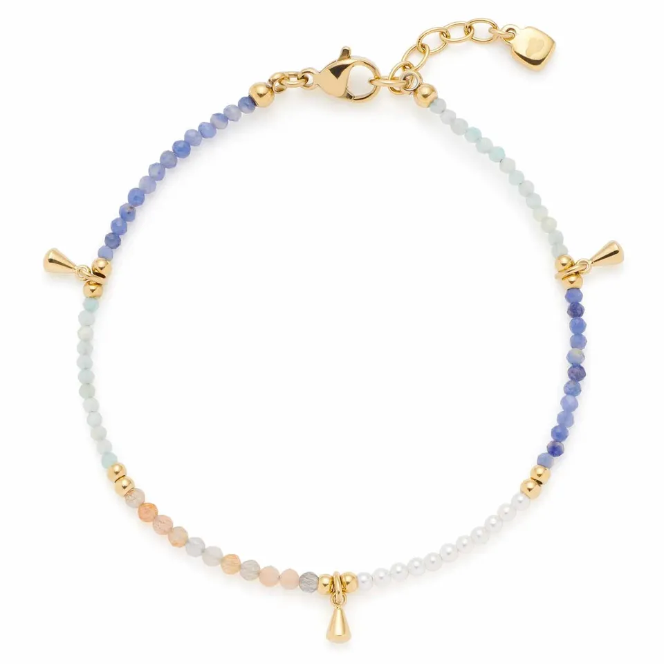 leonardo-babelli-ciao-bracelet-dor-pierres-bleues image 1