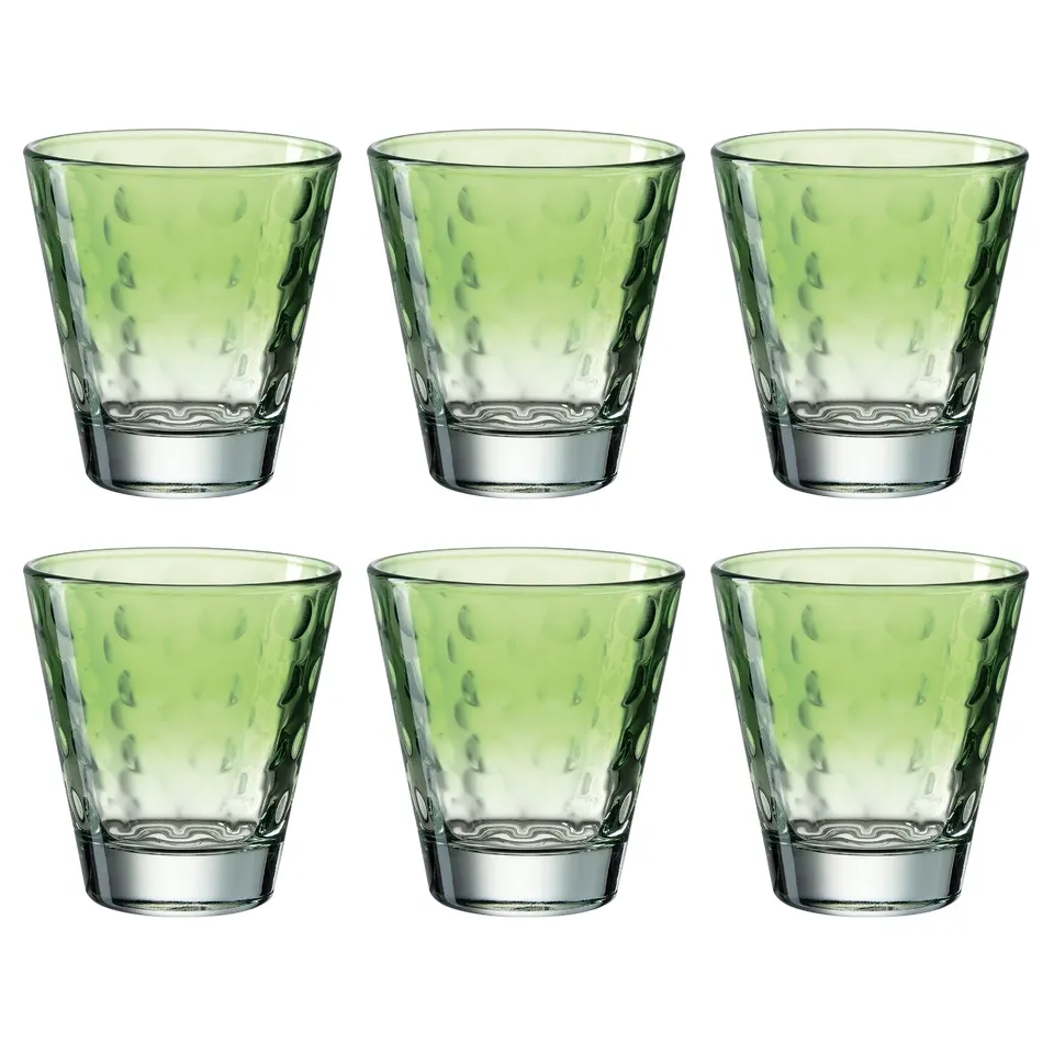 leonardo-optic-verre-eau-215-ml-vert-clair-lot-de-6 image 1